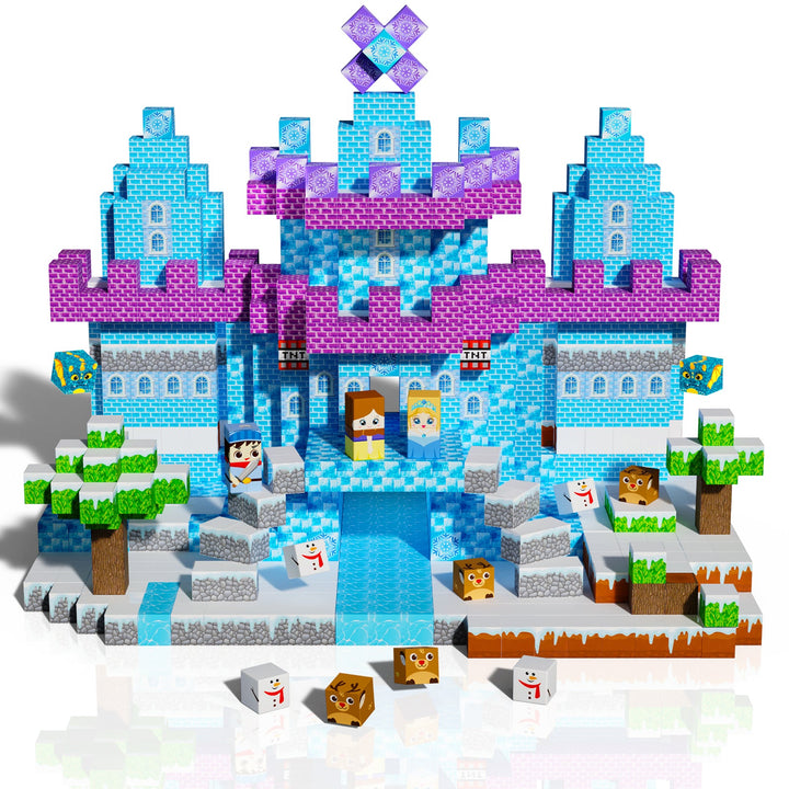 【Frost Zone】Magnetic Tiles Building Blocks STEM Toys - 2025 Village Collection