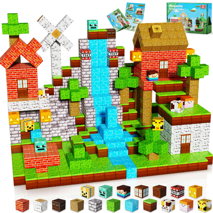 【Forest Life】Magnetic Tiles Building Blocks STEM Toys - 2025 Village Collection