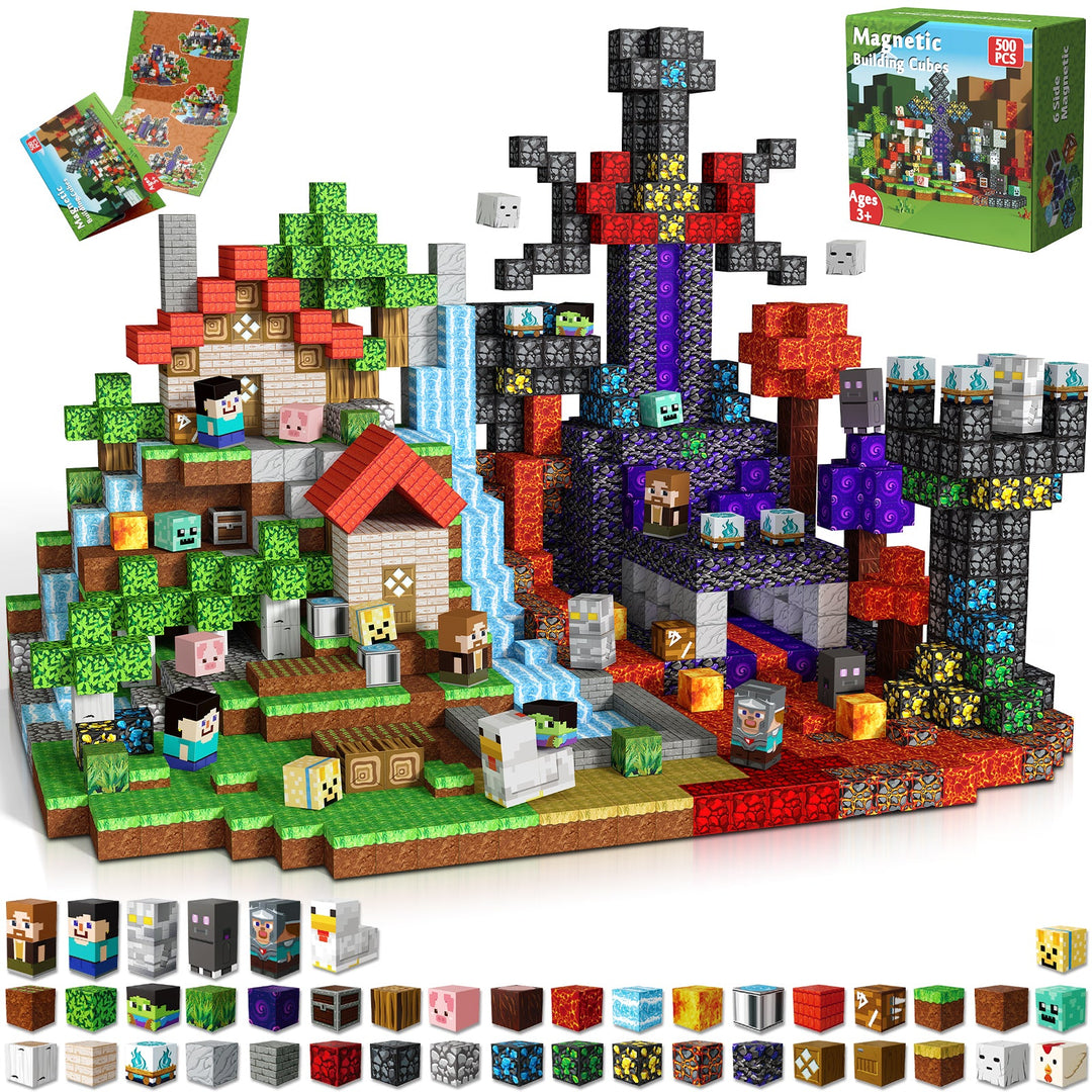 【Magic x Forest】Magnetic Tiles Building Blocks STEM Toys - 2025 Adventure Collection