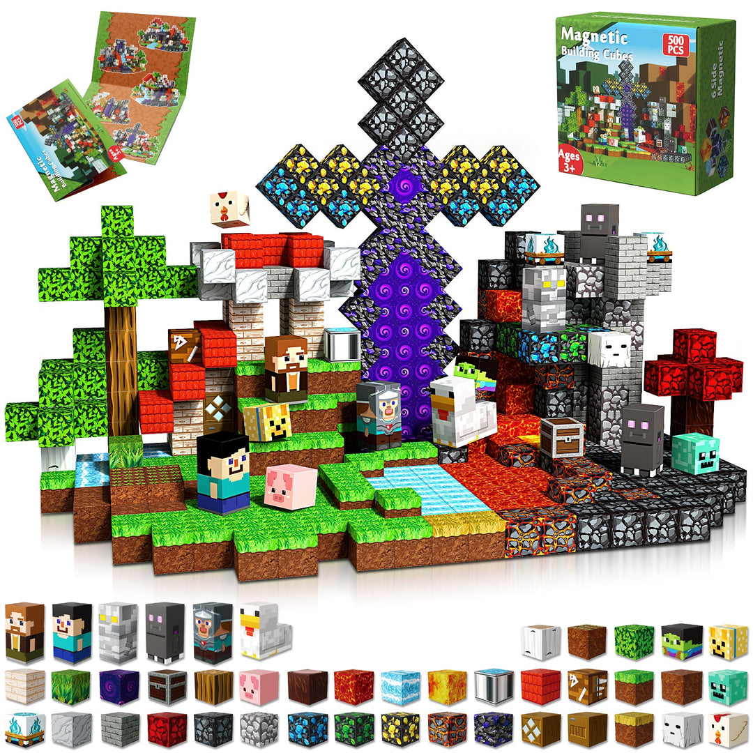 【Magic x Forest】Magnetic Tiles Building Blocks STEM Toys - 2025 Adventure Collection
