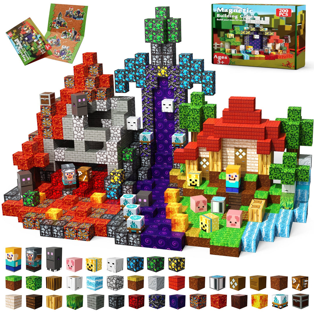 【Magic x Forest】Magnetic Tiles Building Blocks STEM Toys - 2025 Adventure Collection