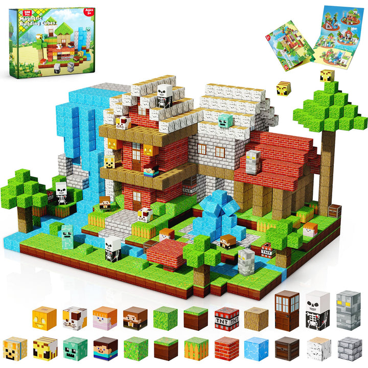 【Forest Life】Magnetic Tiles Building Blocks STEM Toys - 2025 Village Collection