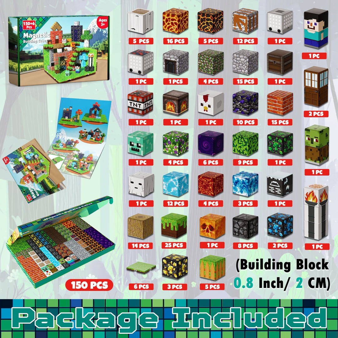 【Mining Cart】Magnetic Tiles Building Blocks STEM Toys - 2025 Panel Collection