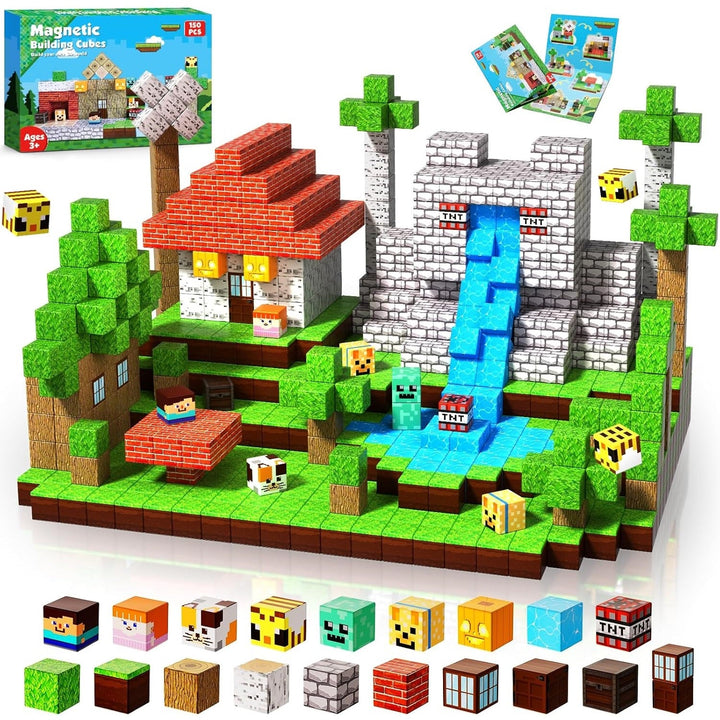 【Forest Life】Magnetic Tiles Building Blocks STEM Toys - 2025 Village Collection