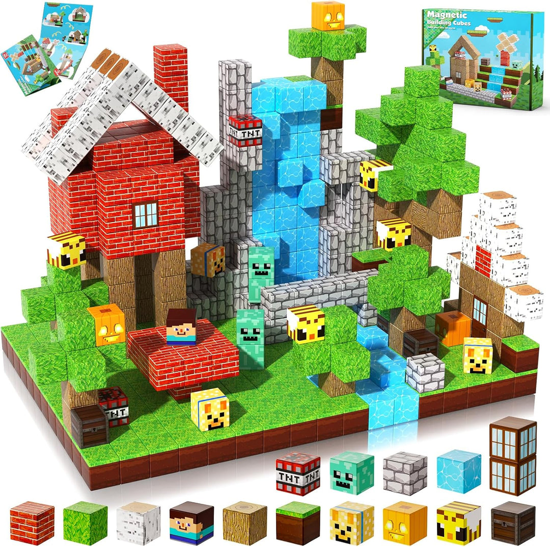 【Forest Life】Magnetic Tiles Building Blocks STEM Toys - 2025 Village Collection