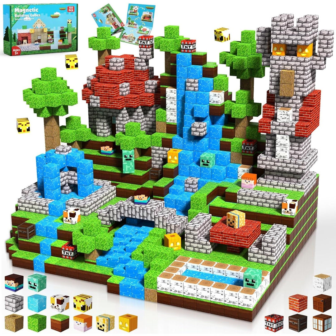 【Forest Life】Magnetic Tiles Building Blocks STEM Toys - 2025 Village Collection