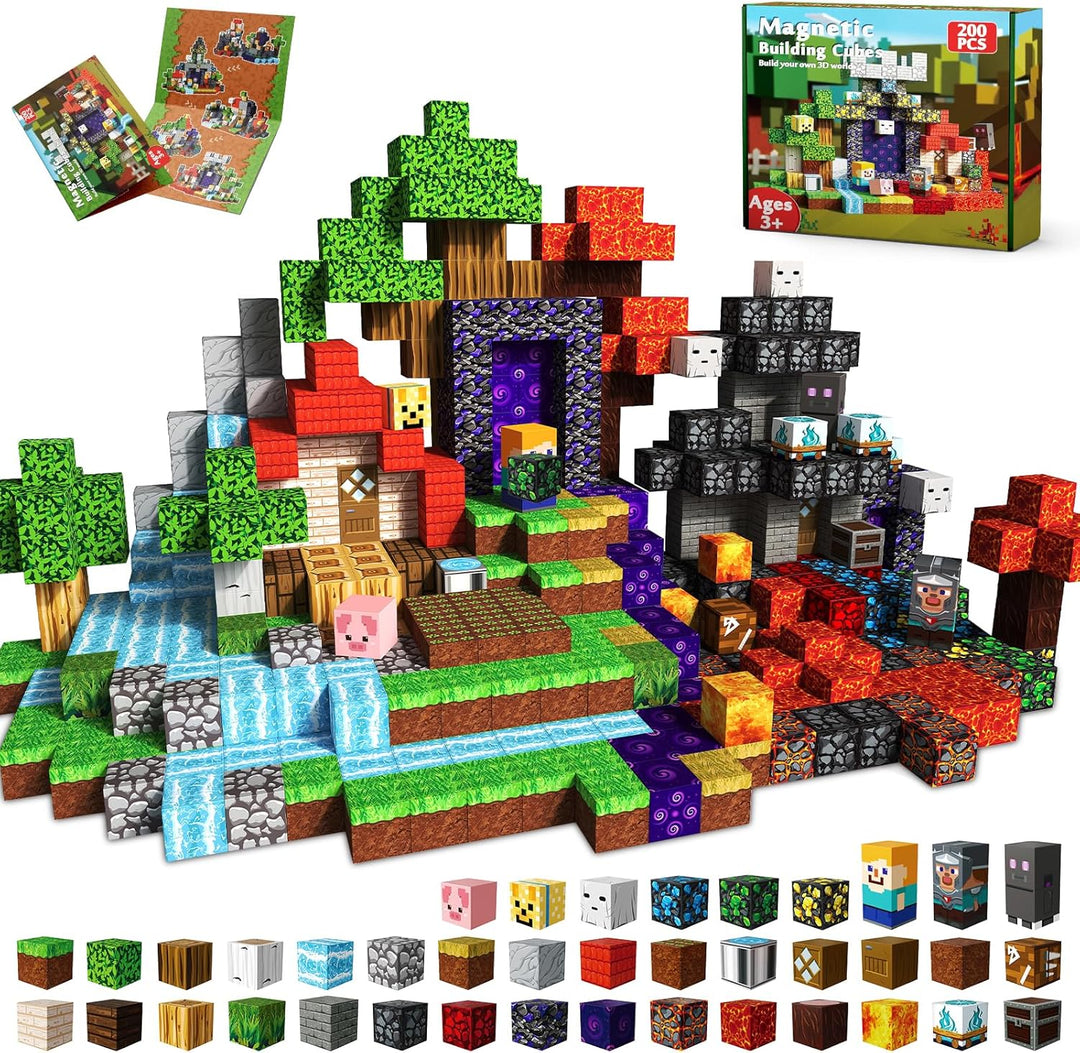 【Magic x Forest】Magnetic Tiles Building Blocks STEM Toys - 2025 Adventure Collection