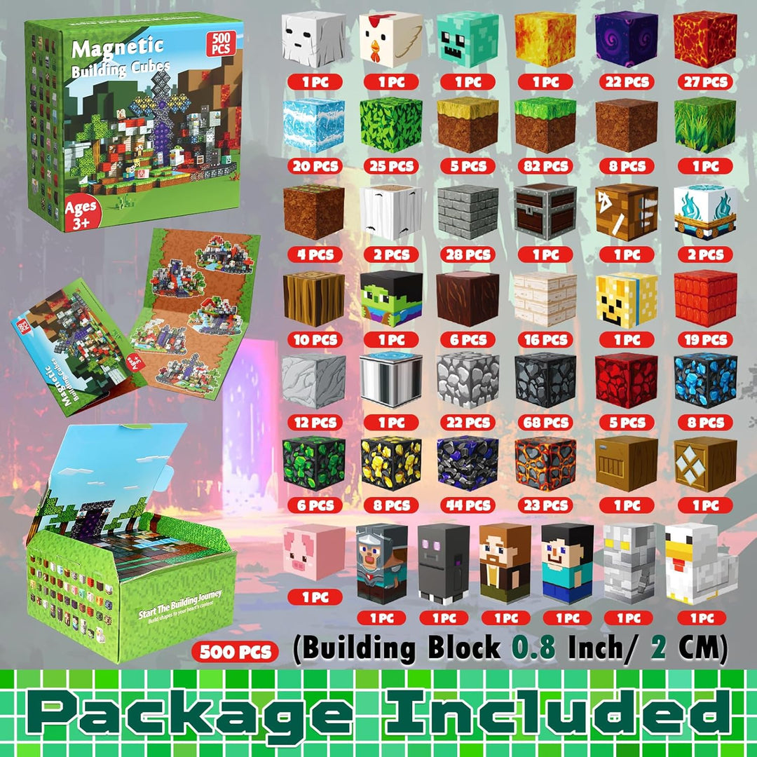 【Magic x Forest】Magnetic Tiles Building Blocks STEM Toys - 2025 Adventure Collection