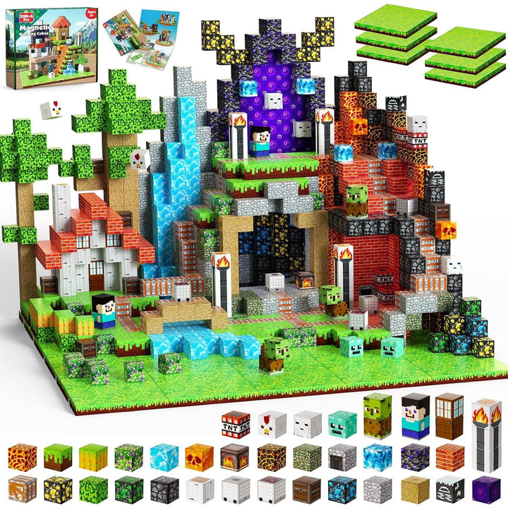 【Mining Cart】Magnetic Tiles Building Blocks STEM Toys - 2025 Panel Collection