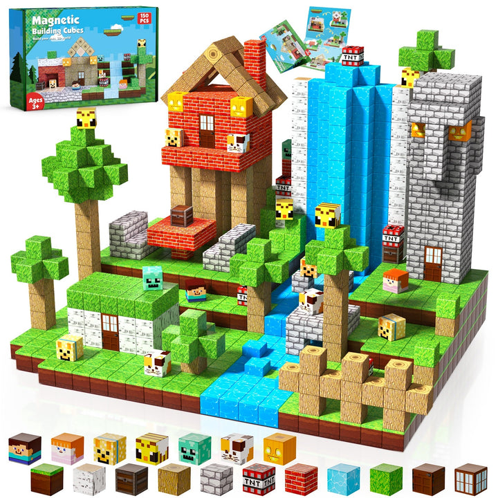 【Forest Life】Magnetic Tiles Building Blocks STEM Toys - 2025 Village Collection