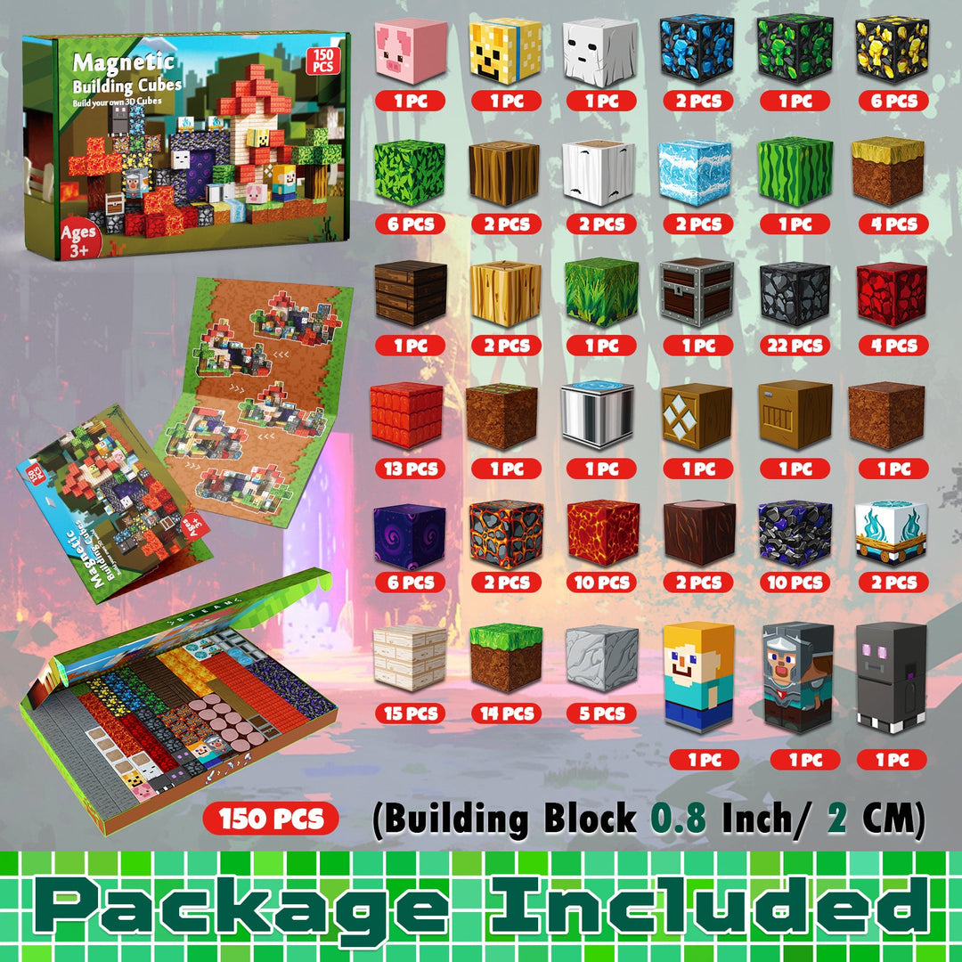 【Magic x Forest】Magnetic Tiles Building Blocks STEM Toys - 2025 Adventure Collection