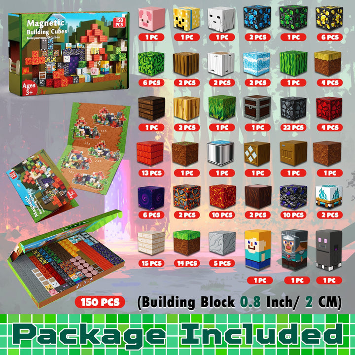 【Magic x Forest】Magnetic Tiles Building Blocks STEM Toys - 2025 Adventure Collection
