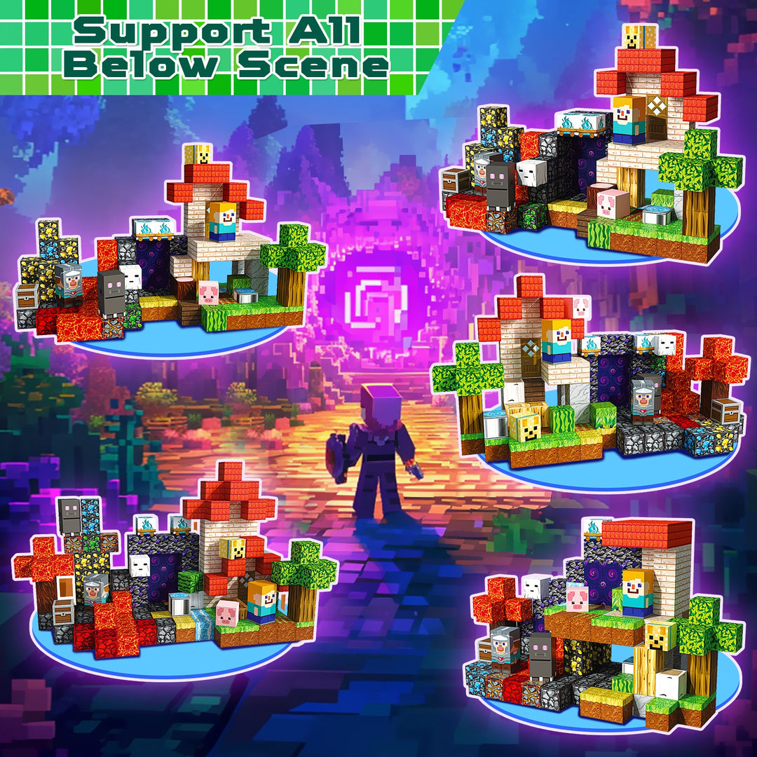 【Magic x Forest】Magnetic Tiles Building Blocks STEM Toys - 2025 Adventure Collection