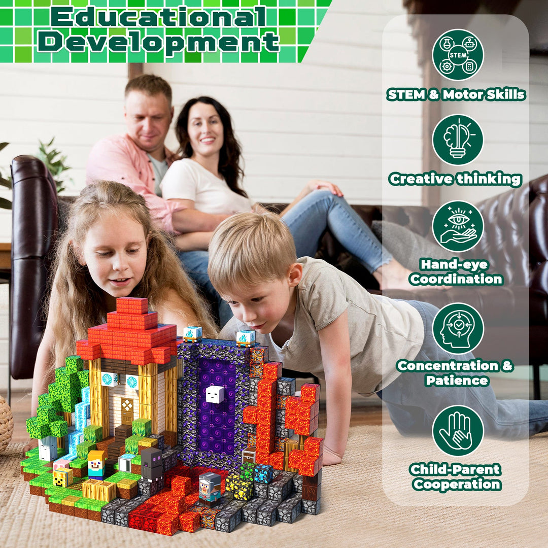 【Magic x Forest】Magnetic Tiles Building Blocks STEM Toys - 2025 Adventure Collection