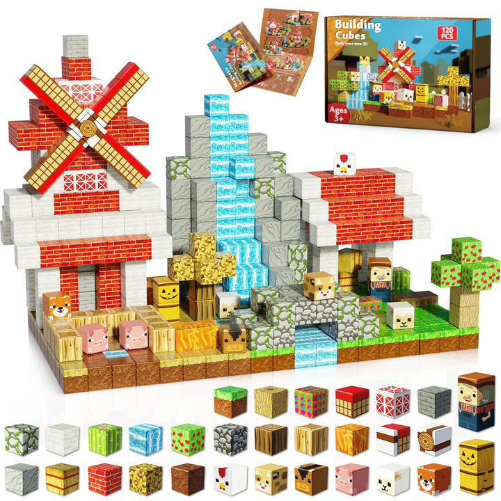【Rural Farm】Magnetic Tiles Building Blocks STEM Toys - 2025 Village Collection