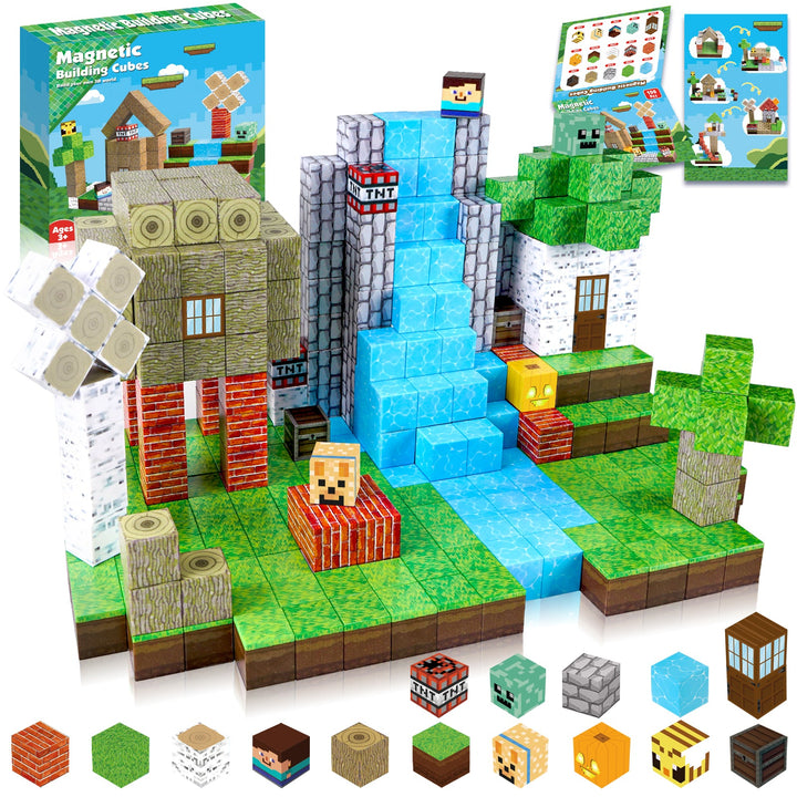【Forest Life】Magnetic Tiles Building Blocks STEM Toys - 2025 Village Collection