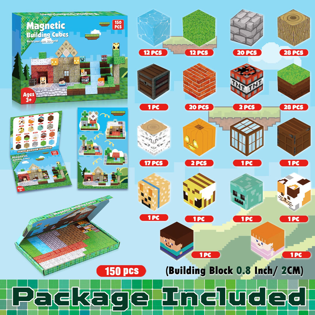 【Forest Life】Magnetic Tiles Building Blocks STEM Toys - 2025 Village Collection