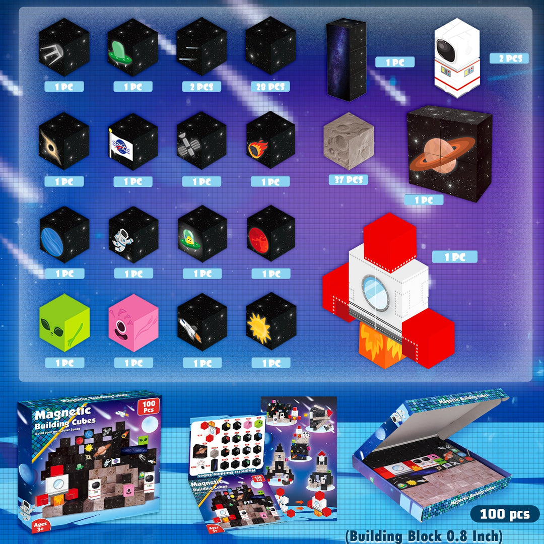 【Infinite Universe】Magnetic Tiles Building Blocks STEM Toys - 2025 Fiction Collection