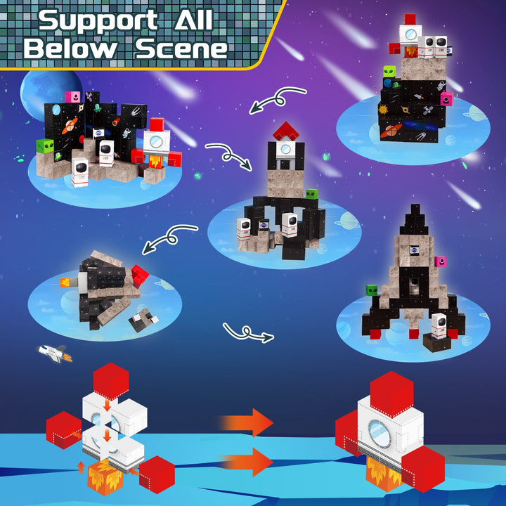 【Infinite Universe】Magnetic Tiles Building Blocks STEM Toys - 2025 Fiction Collection