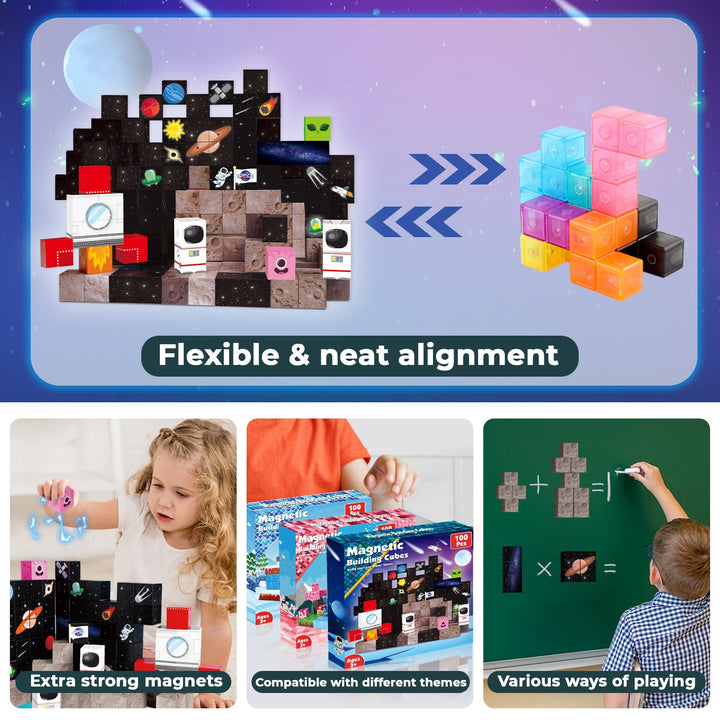 【Infinite Universe】Magnetic Tiles Building Blocks STEM Toys - 2025 Fiction Collection