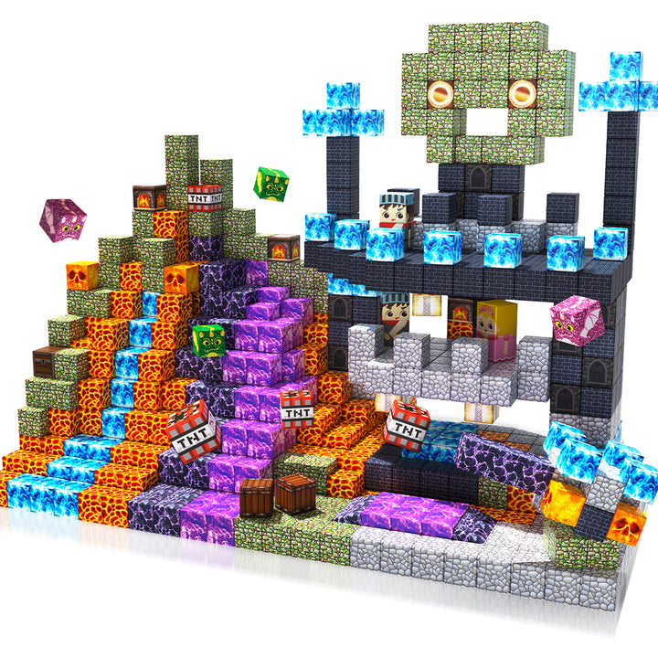 【Dark Realm】Magnetic Tiles Building Blocks STEM Toys - 2025 Adventure Collection