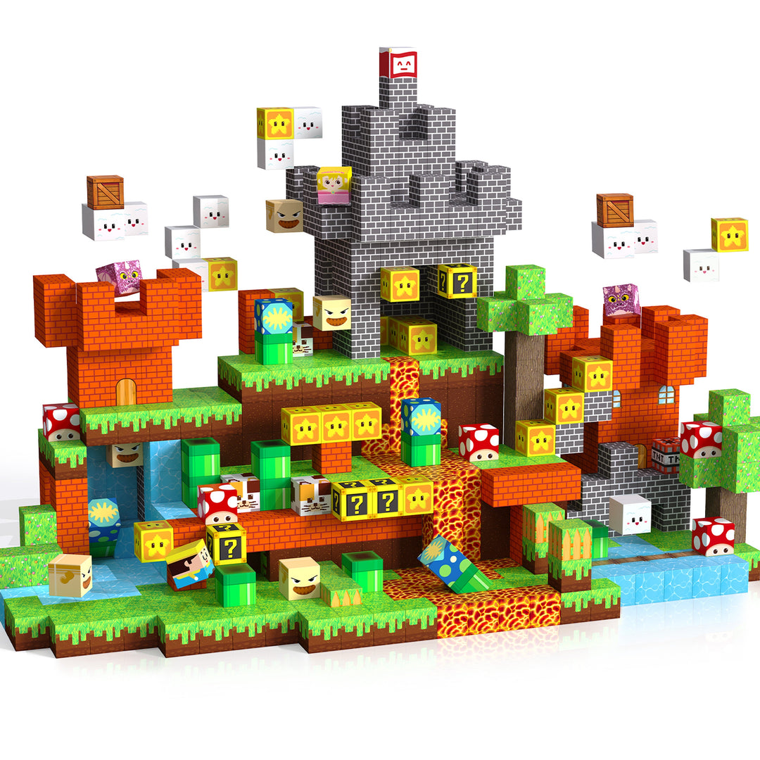 【Gaming Time】Magnetic Tiles Building Blocks STEM Toys - 2025 Fiction Collection