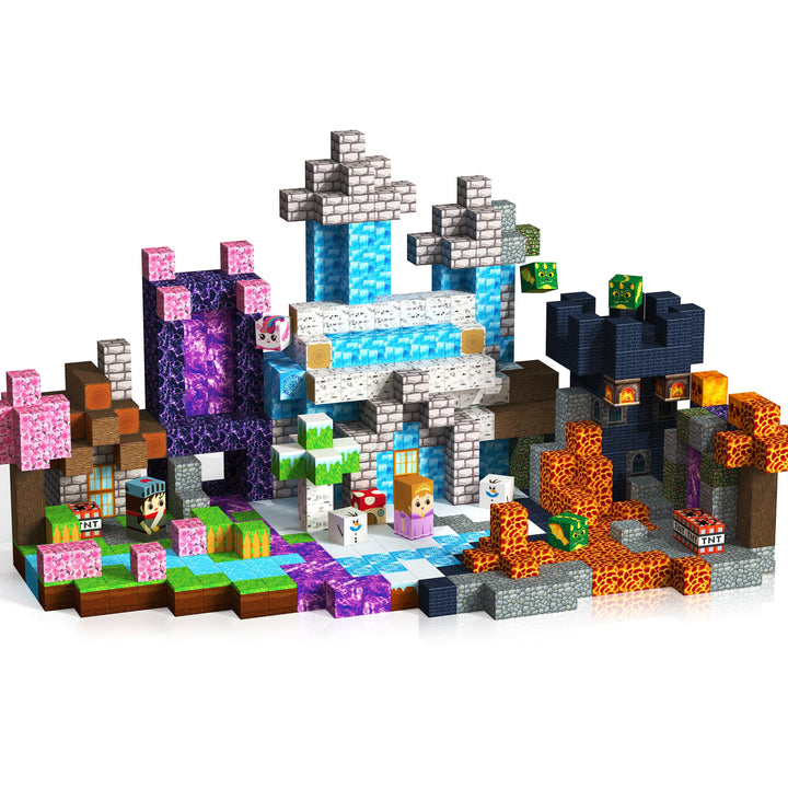 【Forest x Glacier x Dark】Magnetic Tiles Building Blocks STEM Toys - 2025 Adventure Collection